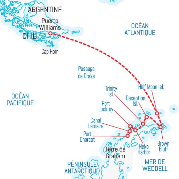 antarctique voyage prix