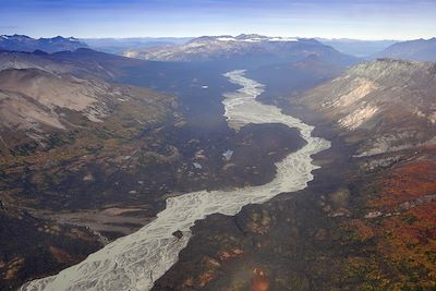© Nathalie Neyrolles - Parc national de Kluane - Vue aérienne - Yukon - Canada Parc national de Kluane - Vue aérienne - Yukon - Canada