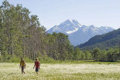 Randonnée autour du lac Bluff, Parc provincial, ColombieBritanique- Canada