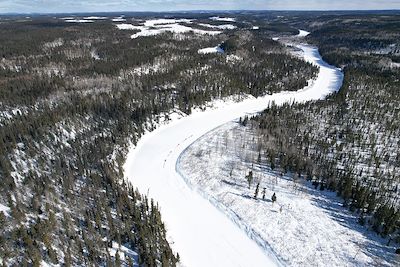 Expédition en chiens de traîneau - Québec - Canada