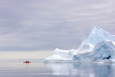 Découverte de la banquise en kayak - Île de Baffin - Inlet Pond - Nunavut - Canada