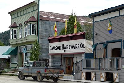 Le village de Dawson , Yukon -  Canada