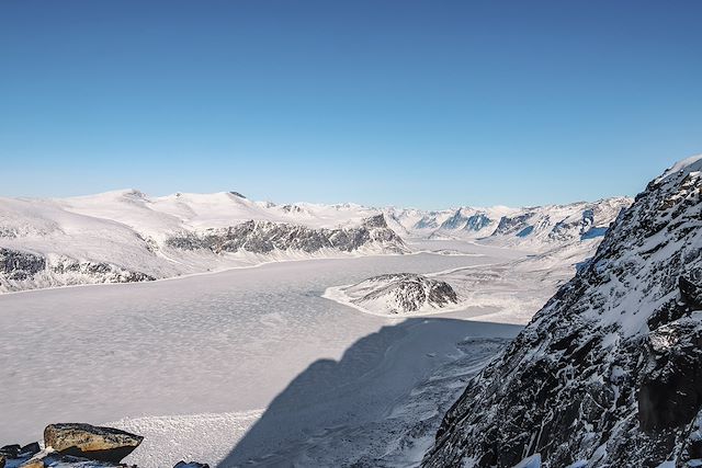 Voyage Baffin, Traversée de la cordillère Arctique