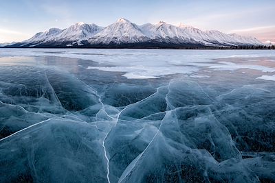 Lac gelé - Yukon - Canada