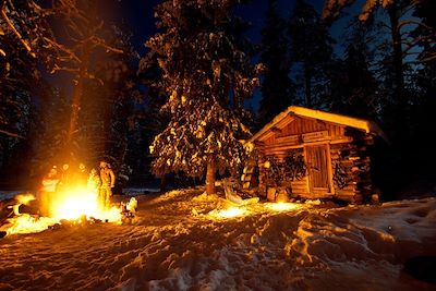 Nuit dans un chalet - Finlande
