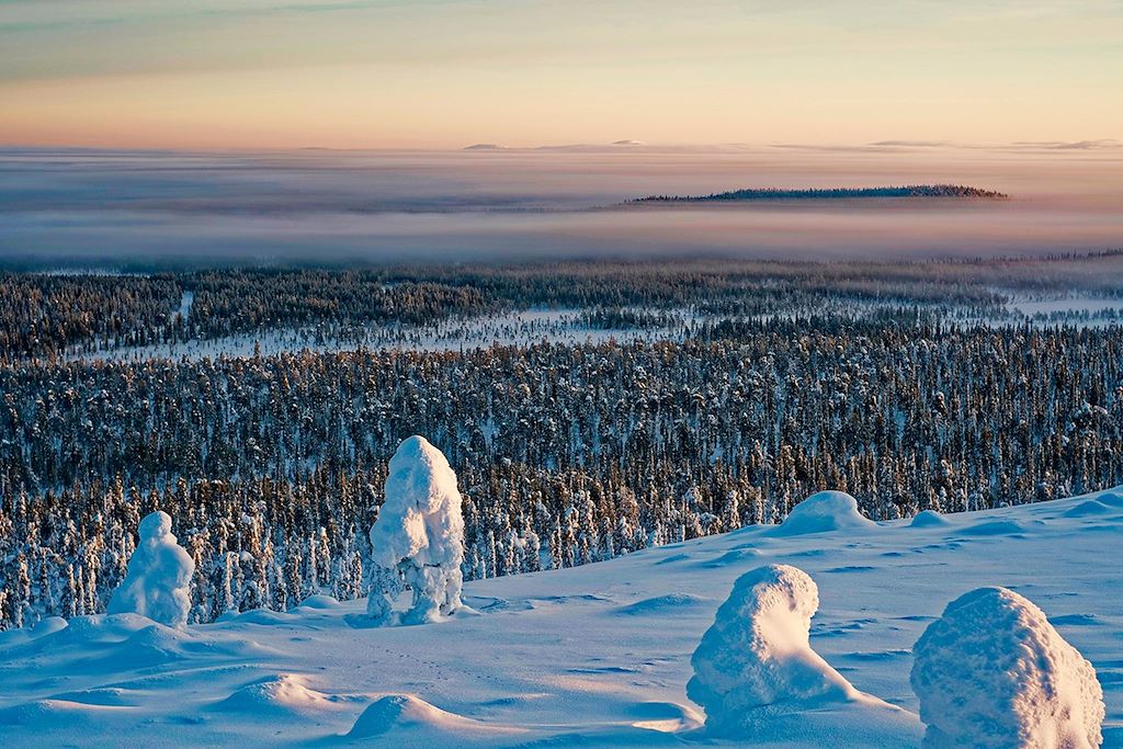 Au sommet des Tunturis - Laponie - Finlande