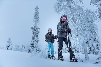 © Stéphane Michel - Raid à ski - Laponie - Finlande Raid à ski - Laponie - Finlande