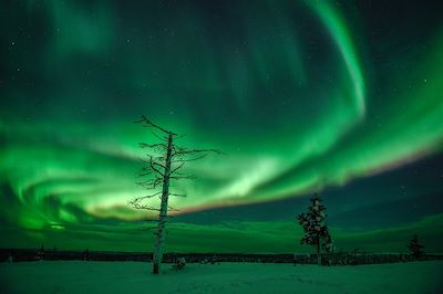 © Stéphane Michel - Aurores boréales - Laponie - Finlande Aurores boréales - Laponie - Finlande