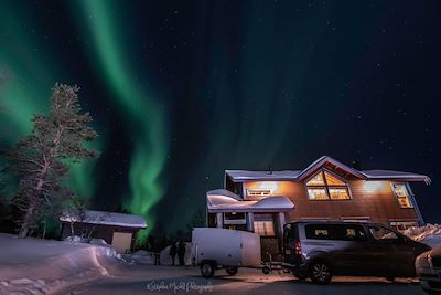 © Stéphane Michel - Aurore boréale - Laponie - Finlande Aurore boréale - Laponie - Finlande
