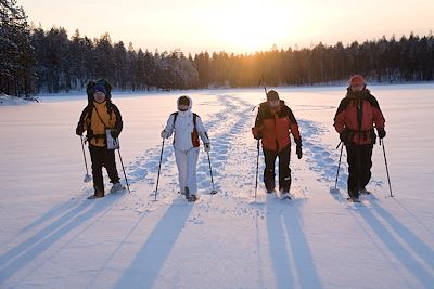 Voyage Raquette à travers la taïga finlandaise 1