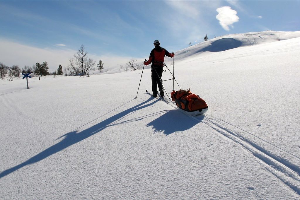 Voyage Ski, pulka et bivouac à travers la Laponie 1
