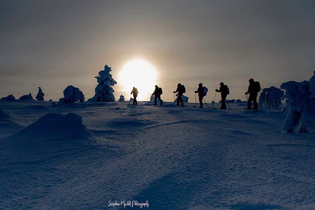 Image Voyage en Laponie - Lac Inari - Chien de traîneau, raquettes, ski