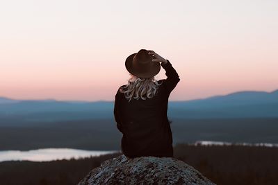 Coucher de soleil - Laponie - Finlande