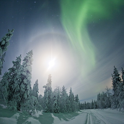 Aurores boréales Finlande Laponie finlandaise