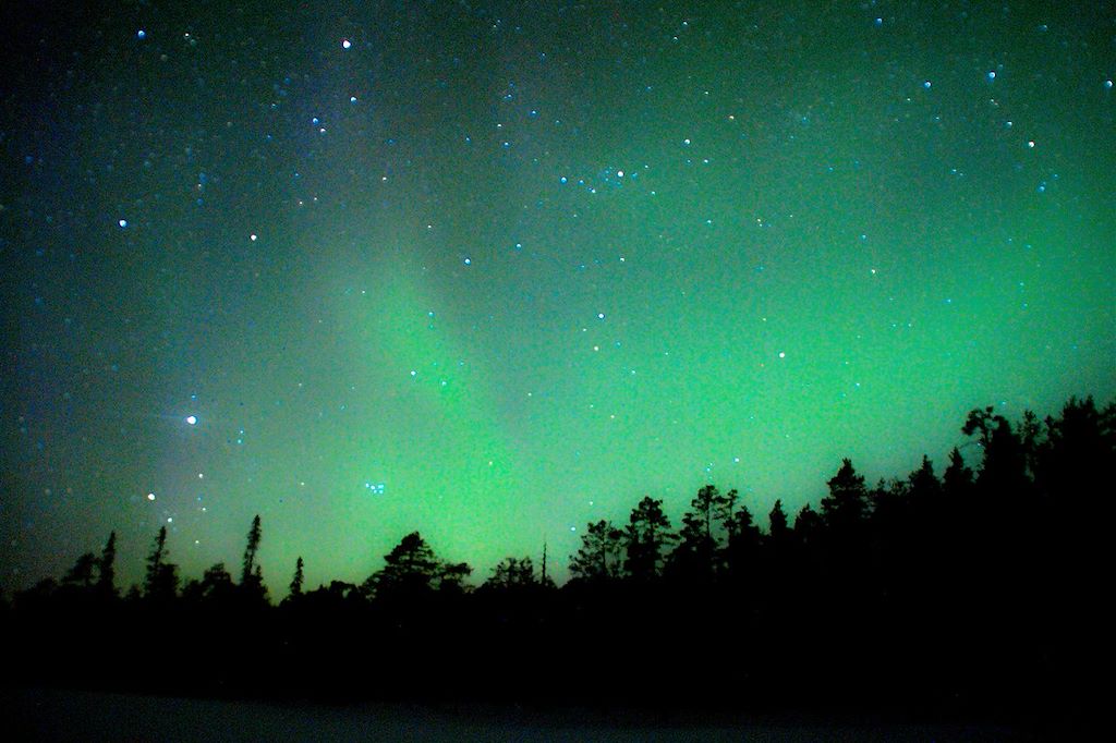 Image Voyage Laponie - Aurores boréales Finlande - Randonnée chien de traineau