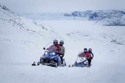 Motoneige vers Ilulissat - Nord du Groenland