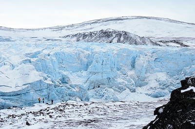 Russel glacier - Région de Kangerlussuaq en hiver - Groenland