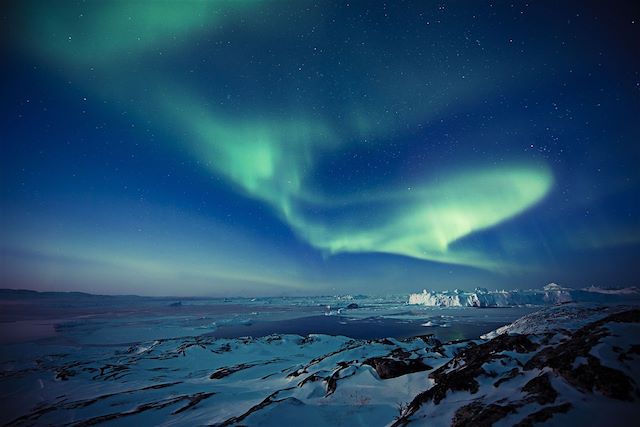 Voyage Aurores et icebergs