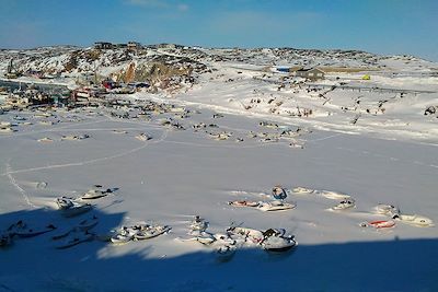 © Irina Baranova - Ilulissat - Baie de Disko en hiver - Groenland Ilulissat - Baie de Disko en hiver - Groenland