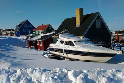 © Irina Baranova - Ilulissat - Baie de Disko en hiver - Groenland Ilulissat - Baie de Disko en hiver - Groenland