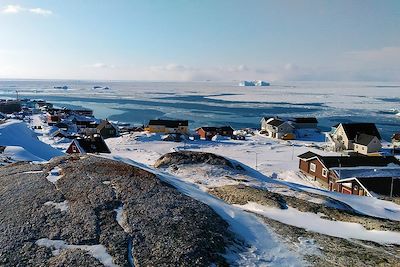 Ilulissat - Baie de Disko en hiver - Groenland