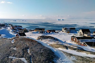 © Irina Baranova - Ilulissat - Baie de Disko en hiver - Groenland Ilulissat - Baie de Disko en hiver - Groenland