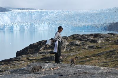 Près du glacier Eqi - Groenland