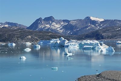 Fjord de la côte sud du Groenland