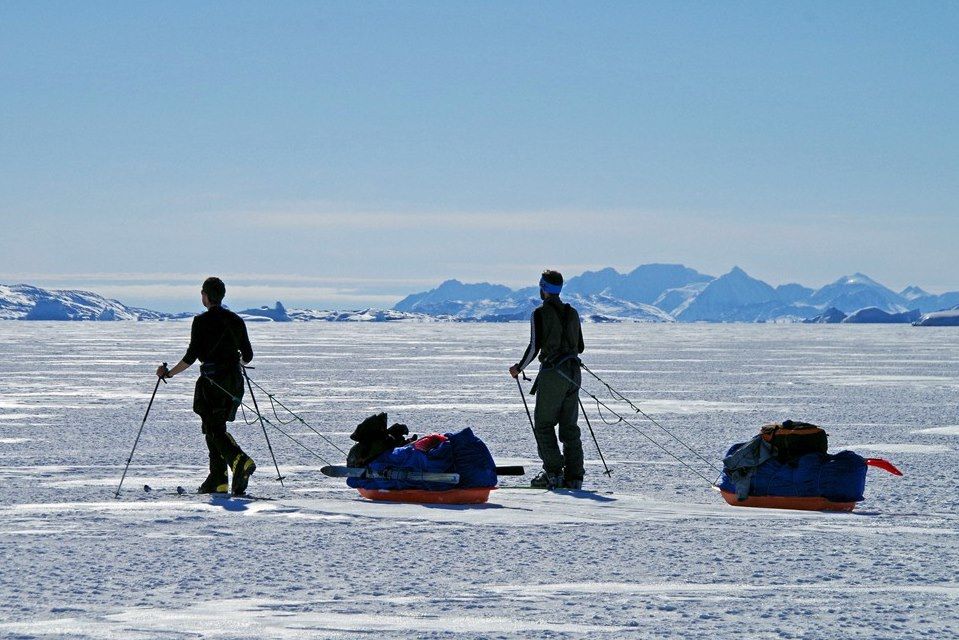 Voyage Raid à ski sur la banquise du Groenland 1