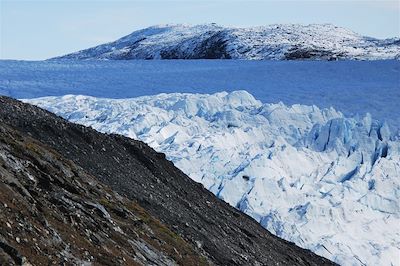 Le Glacier Eqi dans la Baie de Disko - Groenland