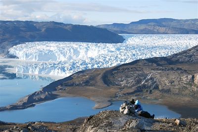 Le Glacier Eqi dans la Baie de Disko - Groenland