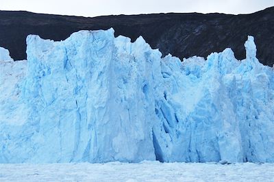 Le glacier Eqi dans la Baie de Disko - Groenland