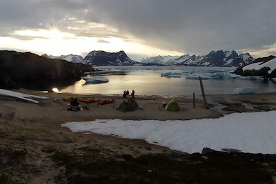 Kayak et banquise de la côte est - Groenland