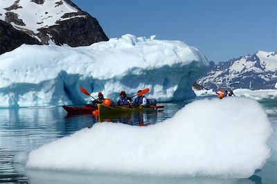 Kayak et banquise de la côte est - Groenland