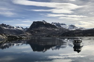 Navigation sur le fjord - Sermelik - Groenland 