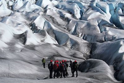Randonnée sur le glacier en face de Gorrosari - Groenland
