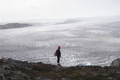 Point de vue sur la calotte polaire - Groenland
