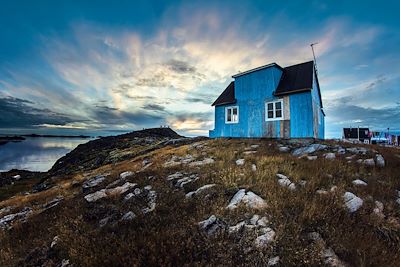 Village d'Itilleq sur la côte Ouest du Groenland