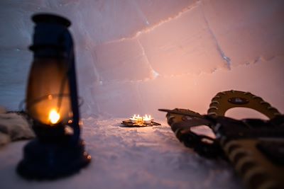 © Aningaaq R. Carlsen / Visit Greenland - Igloo - Groenland Igloo - Groenland