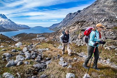© Raven Eye Photography/VisitGreenland - Randonnée dans l'arrière-pays de Nuuk - Groenland Randonnée dans l'arrière-pays de Nuuk - Groenland