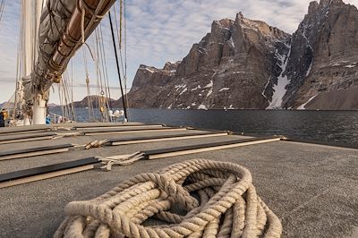 Pont d'un bateau - Groenland