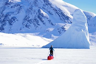 Randonnée à ski dans le Fjord Ammassalik - Groenland