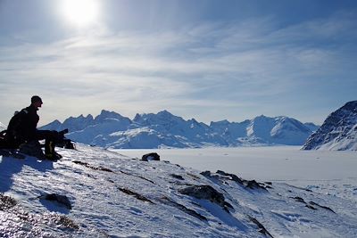 Randonnée à ski dans le Fjord Ammassalik - Groenland