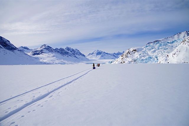 Voyage Raid à ski sur la banquise du Groenland