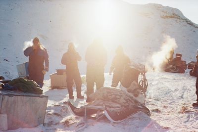 Pêcheurs sur glace - Groenland