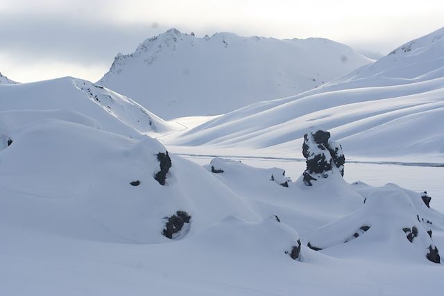 Voyage Randonnée en raquettes entre feu et glace