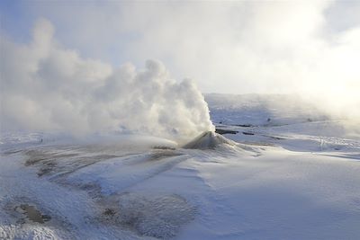 © Bertrand Jouanne - Fumerolles de Hveravellir - Islande Fumerolles de Hveravellir - Islande
