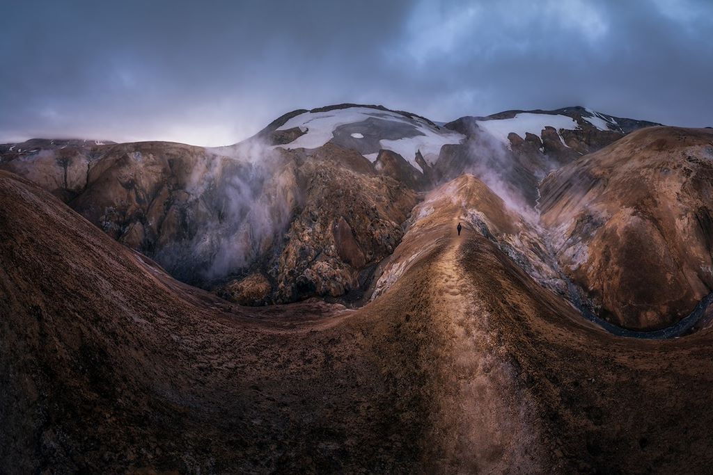 Image Trek volcan - Trek Islande - Randonnée Islande - Fjallabak - Hautes Terres