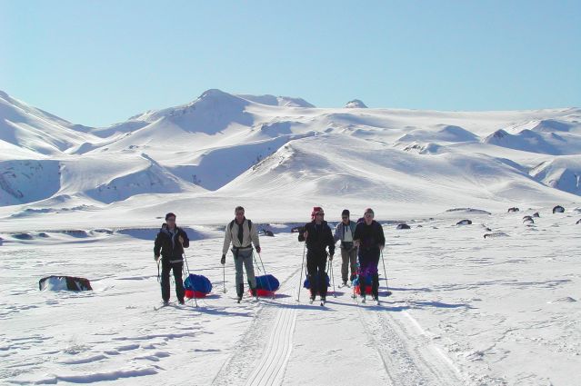 Voyage Expédition à ski et pulka en Islande
