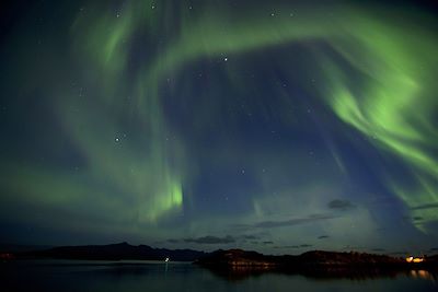 Aurores boréales dans les Lofoten - Norvège